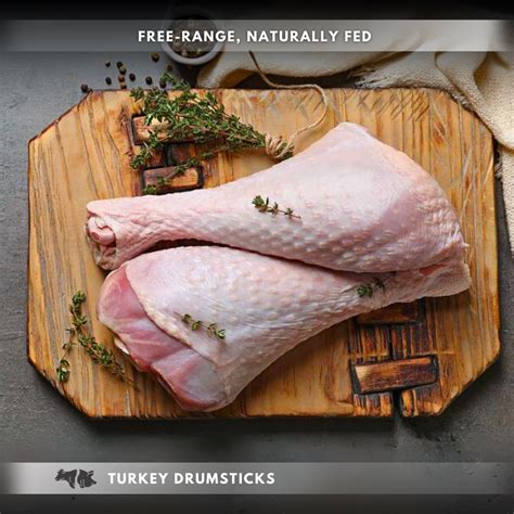 Turkey, retail parts, drumstick, meat only, raw - calories, carbs, nutrition