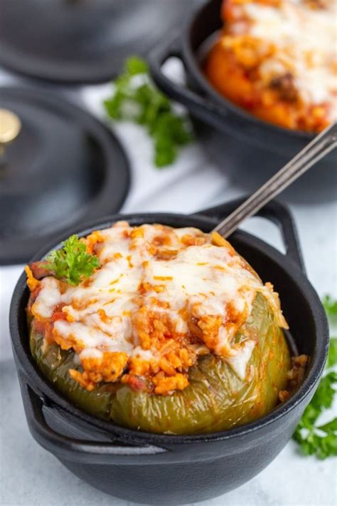 Turkey & Rice Stuffed Bell Pepper - calories, carbs, nutrition