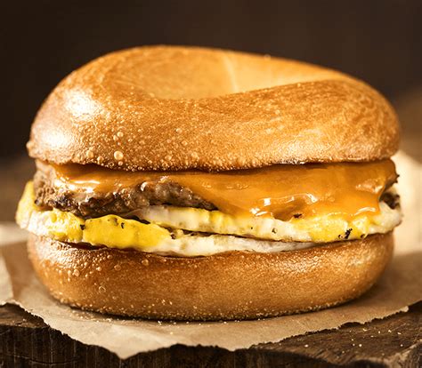 Turkey Sausage Bagel Sandwich - calories, carbs, nutrition