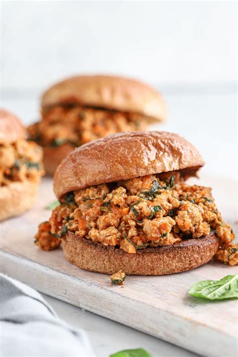 Turkey Sloppy Joe with Sesame Bun - calories, carbs, nutrition