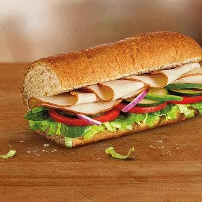 Turkey Sub Footlong - calories, carbs, nutrition