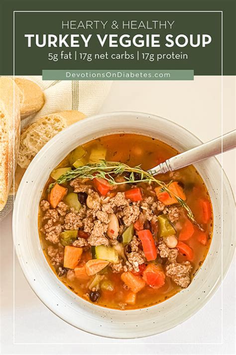 Turkey Vegetable Soup - calories, carbs, nutrition