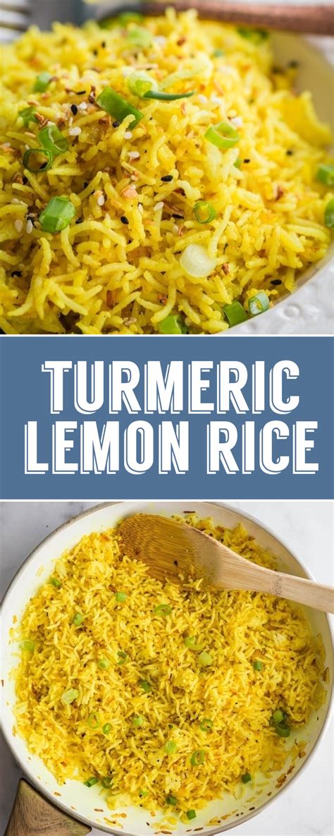 Turmeric Lemon Rice - calories, carbs, nutrition