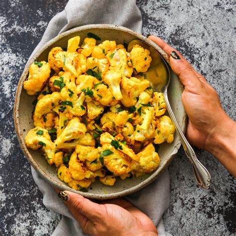 Turmeric-Roasted Cauliflower - calories, carbs, nutrition