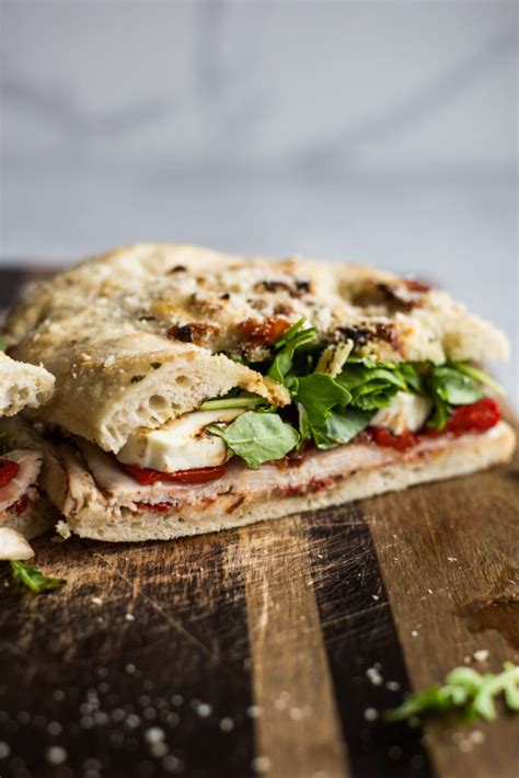 Tuscan Tureky Foccacia - calories, carbs, nutrition