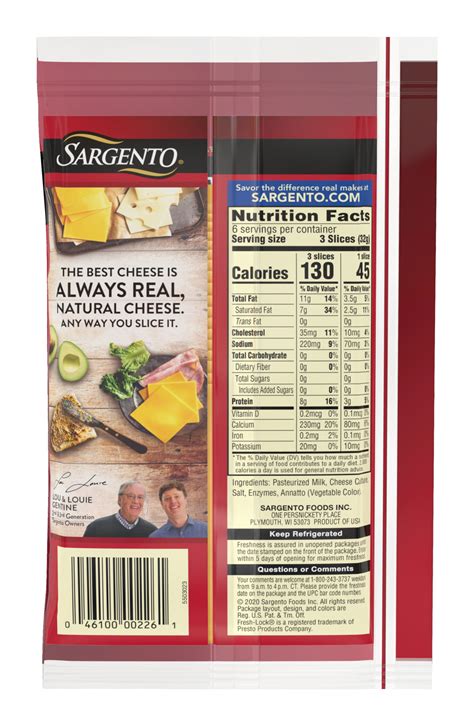 Ultra Thin Sharp Cheddar Slices - calories, carbs, nutrition