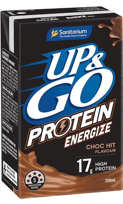 Up and Go Chocolate - calories, carbs, nutrition
