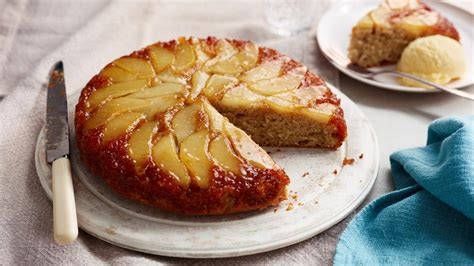 Upside-Down Pear Corn Cake - calories, carbs, nutrition