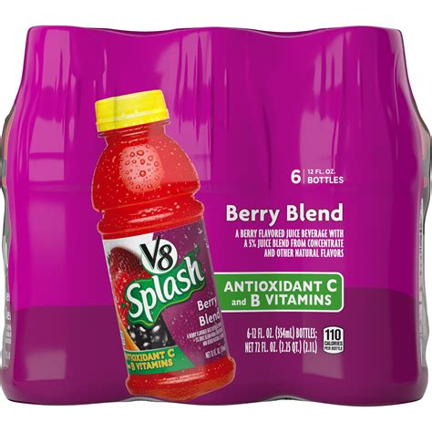 V-8 Berry Splash - calories, carbs, nutrition