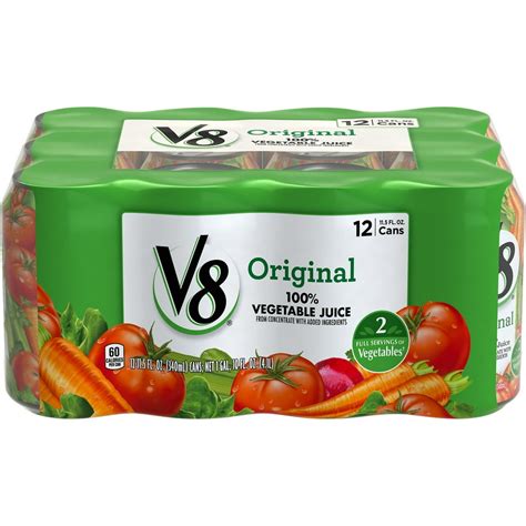 V 8 Vegetable Juice 11.5 Oz - calories, carbs, nutrition