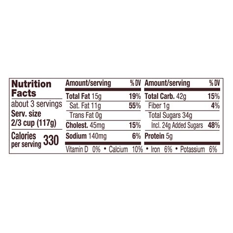 Vanilla Caramel Truffle - calories, carbs, nutrition