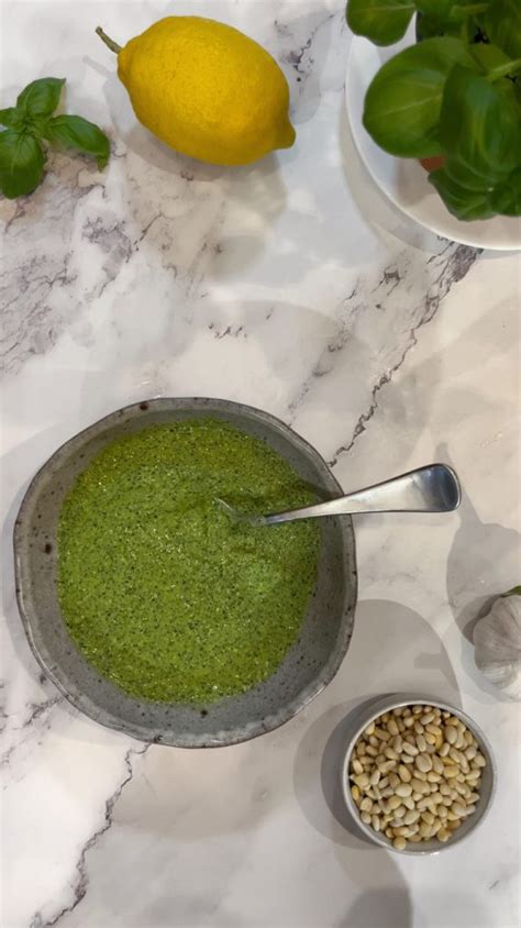 Vegan Basil Pesto - calories, carbs, nutrition