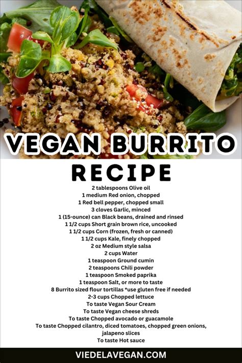 Vegan Burritos - calories, carbs, nutrition