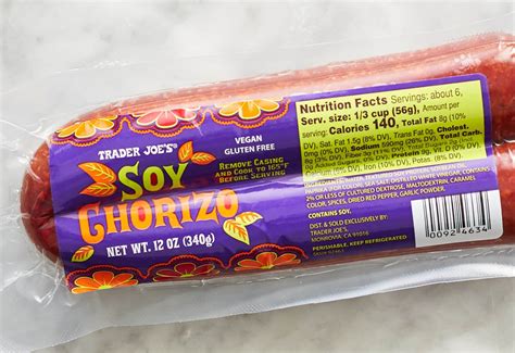 Vegan Chorizo - calories, carbs, nutrition