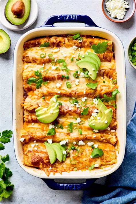 Vegetable & Black Bean Enchiladas - calories, carbs, nutrition