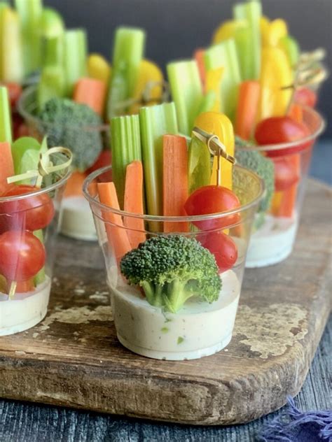 Vegetable Crudites Snack Cup - calories, carbs, nutrition