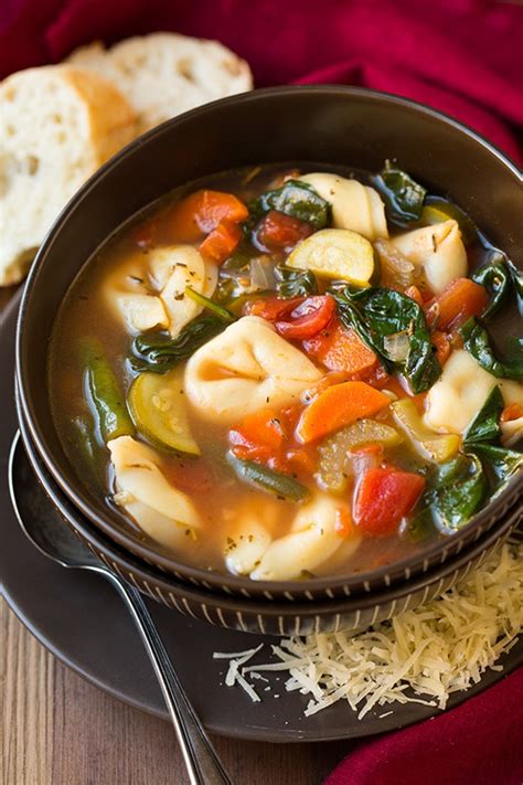 Vegetable Dill Tortellini Soup - calories, carbs, nutrition