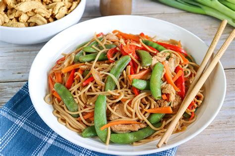 Vegetable Lo Mein, Lo Mein Noodles - calories, carbs, nutrition