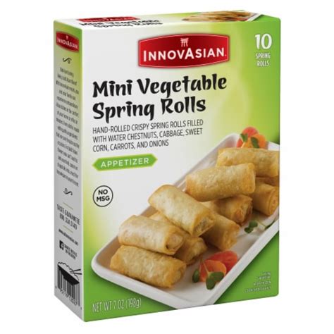 Vegetable Mini Spring Rollls - calories, carbs, nutrition