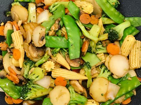 Vegetable Stir Fry Asian 6 oz - calories, carbs, nutrition