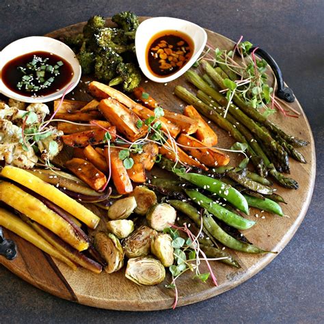 Vegetables Roasted Vegetable Platter - calories, carbs, nutrition