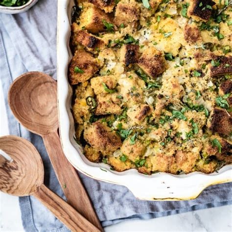 Vegetarian Cornbread Stuffing - calories, carbs, nutrition