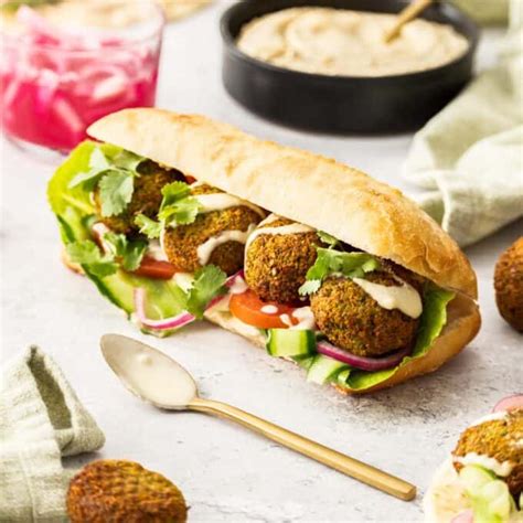 Veggie Falafel Sandwich - calories, carbs, nutrition