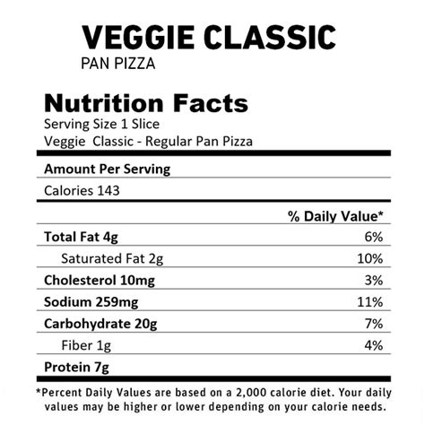 Veggie Pizza (8372.0) - calories, carbs, nutrition