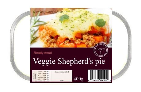 Veggie Shepherd's Pie - calories, carbs, nutrition