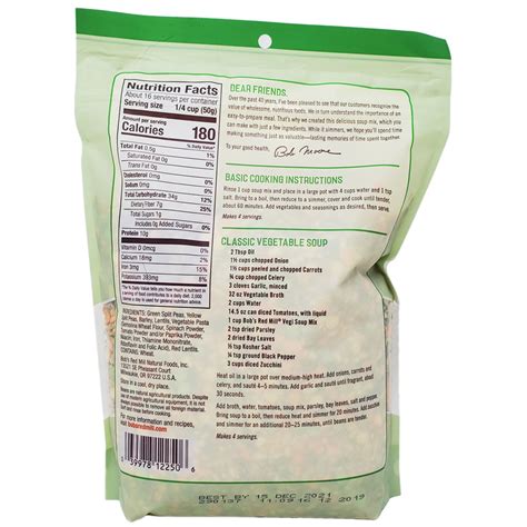 Vegi Soup Mix - calories, carbs, nutrition