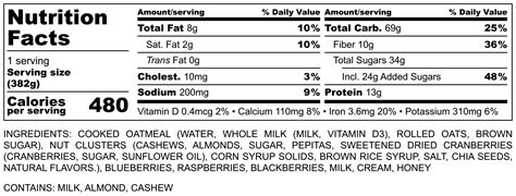 Verry Berry - calories, carbs, nutrition