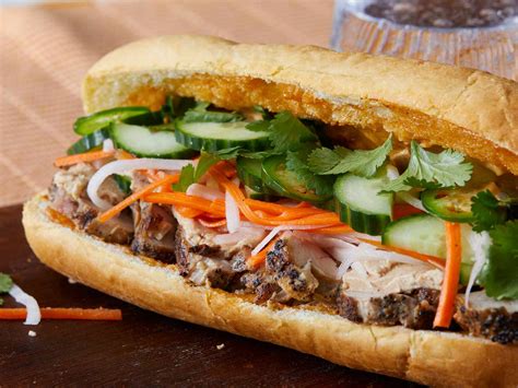 Vietnamese Pork Banh Mi Sandwich - calories, carbs, nutrition