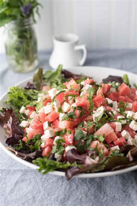 Watermelon Bliss Salad - calories, carbs, nutrition