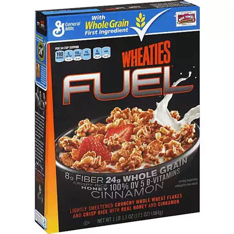 Wheaties Fuel - calories, carbs, nutrition