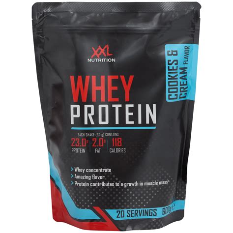 Whey Protein Cookies N' Cream - calories, carbs, nutrition