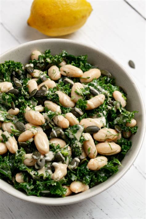 White Bean and Kale Salad (35089.1) - calories, carbs, nutrition