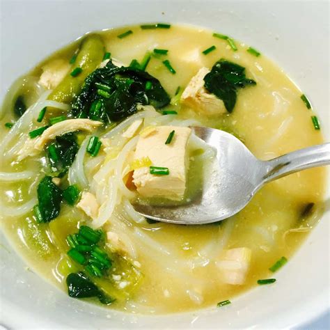 White Miso Chicken Broth - calories, carbs, nutrition