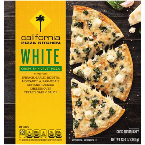 White Pizza - calories, carbs, nutrition