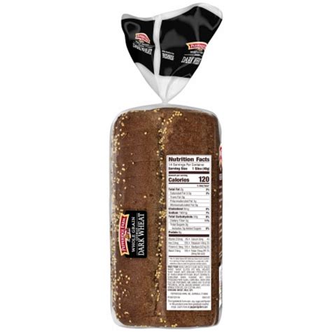 Whole Grain Bread German Dark Wheat - calories, carbs, nutrition