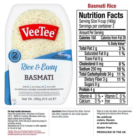 WHOLE+SUM BASMATI RICE - calories, carbs, nutrition