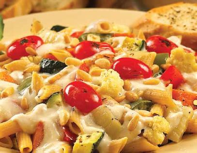 Whole Wheat Penne and Vegetable Alfredo - calories, carbs, nutrition