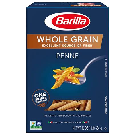 Whole Wheat Penne - calories, carbs, nutrition