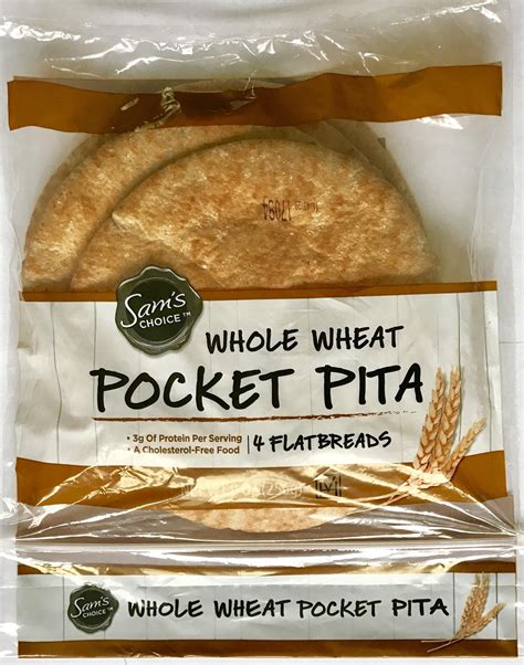 Whole Wheat Pita (16618.0) - calories, carbs, nutrition