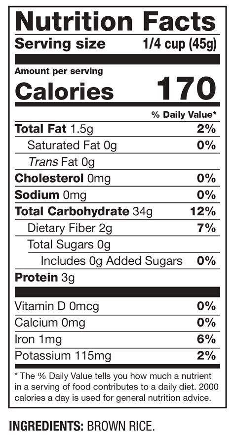 Wholegrain Rice - calories, carbs, nutrition