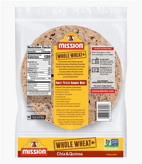 Wholemeal Tortilla - calories, carbs, nutrition