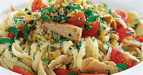 Wholemeal Tuna Spaghetti with Lemon & Cherry Tomatoes - calories, carbs, nutrition