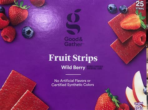 Wild Berry Fruit Strip - calories, carbs, nutrition