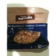 Wild Blueberry Walnut Granola - calories, carbs, nutrition