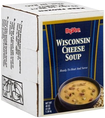 Wisconsin Cheese Soup 16 oz - calories, carbs, nutrition