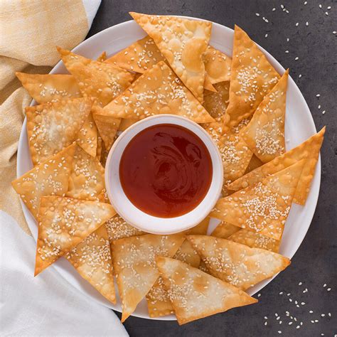 Wonton Chips Sesame 1.25 oz - calories, carbs, nutrition